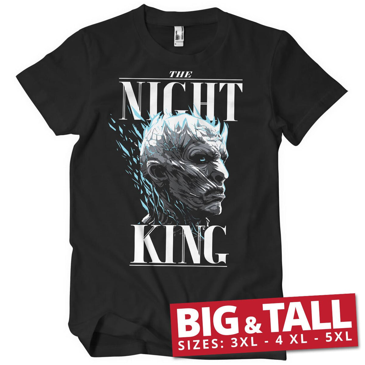 Le Trône de fer - The Night King Big & Tall T-Shirt – T-shirt grande taille