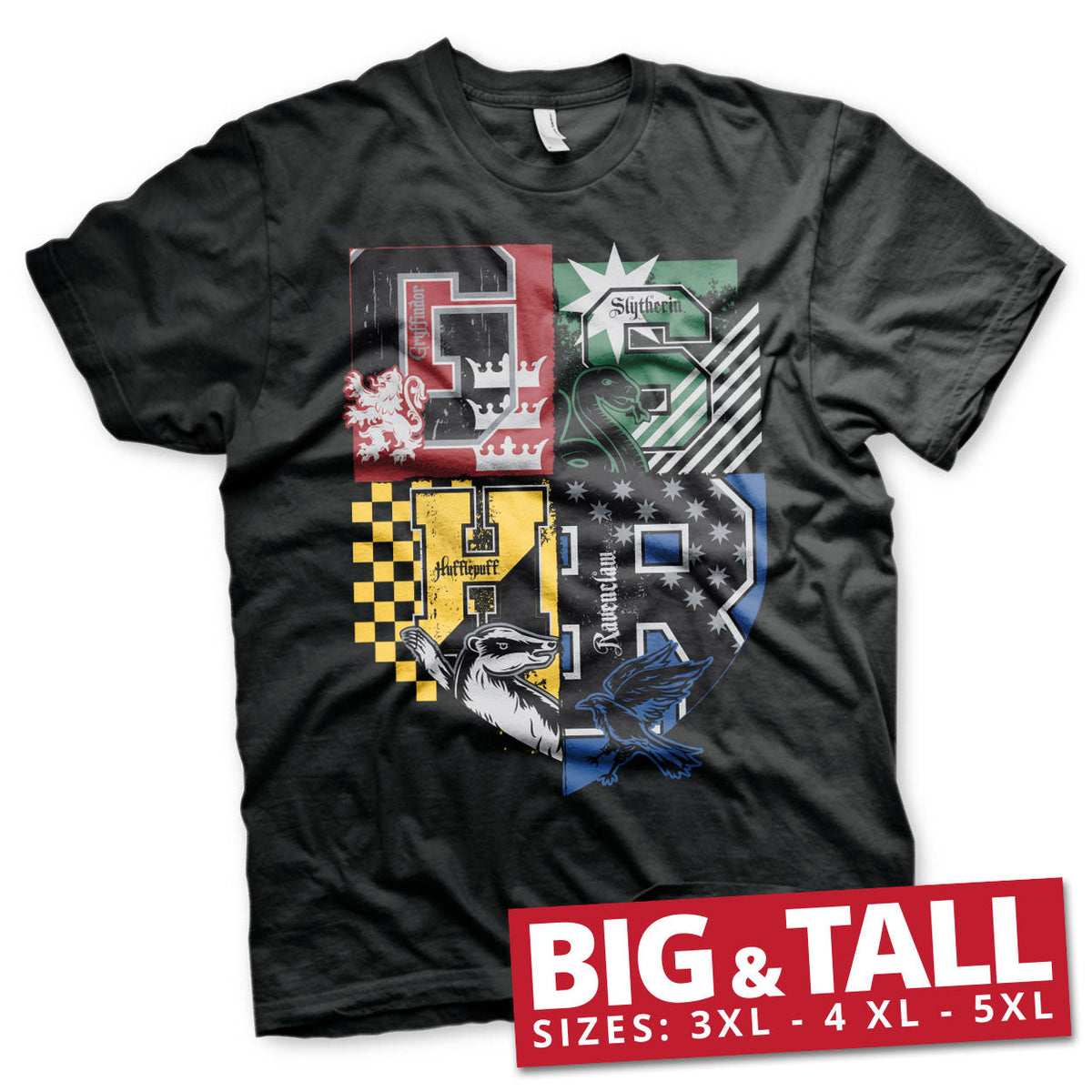 Harry Potter Dorm Crest Big & Tall T-Shirt – T-shirt grande taille