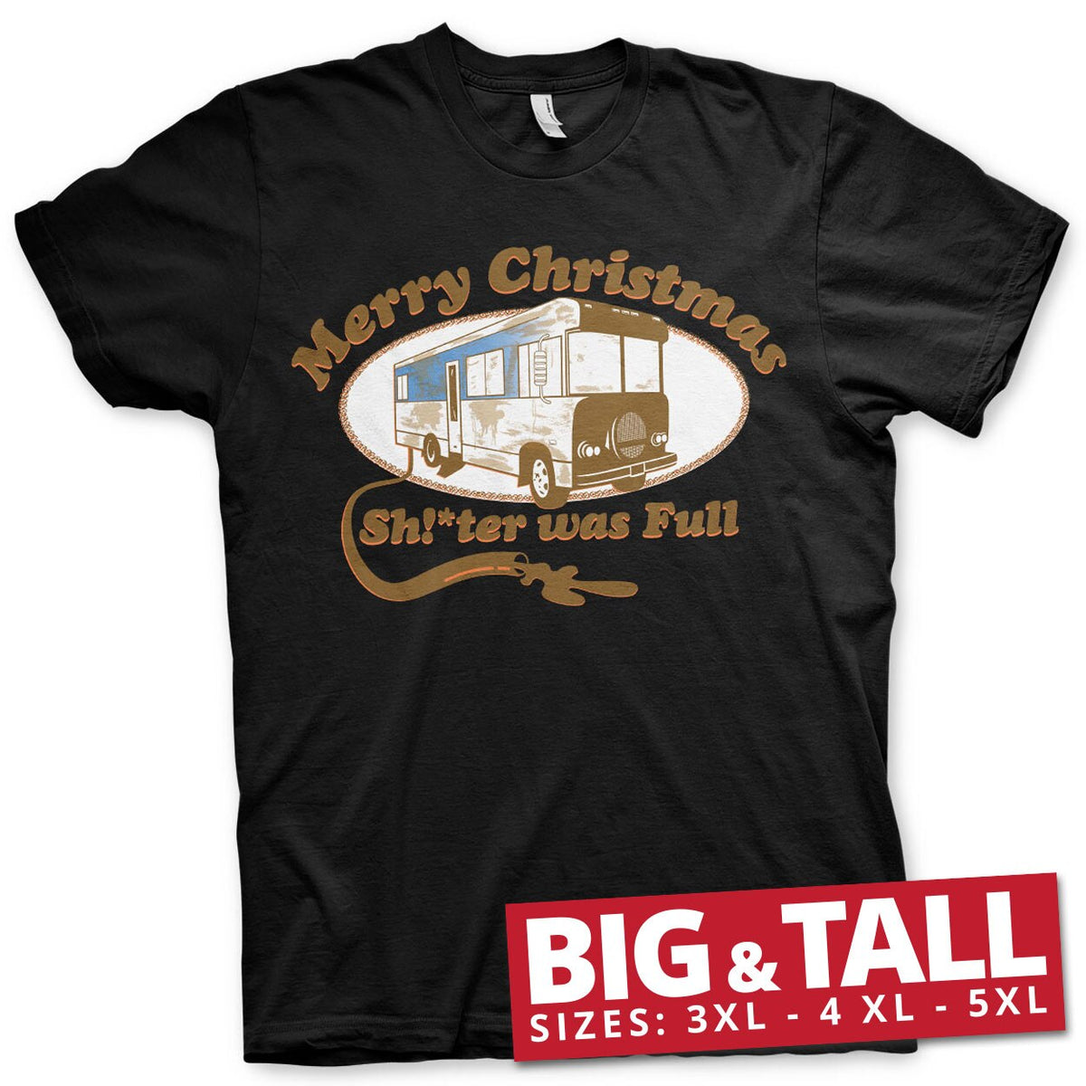 Bonjour les vacances - Shitter Was Full Big & Tall T-Shirt – T-shirt grande taille