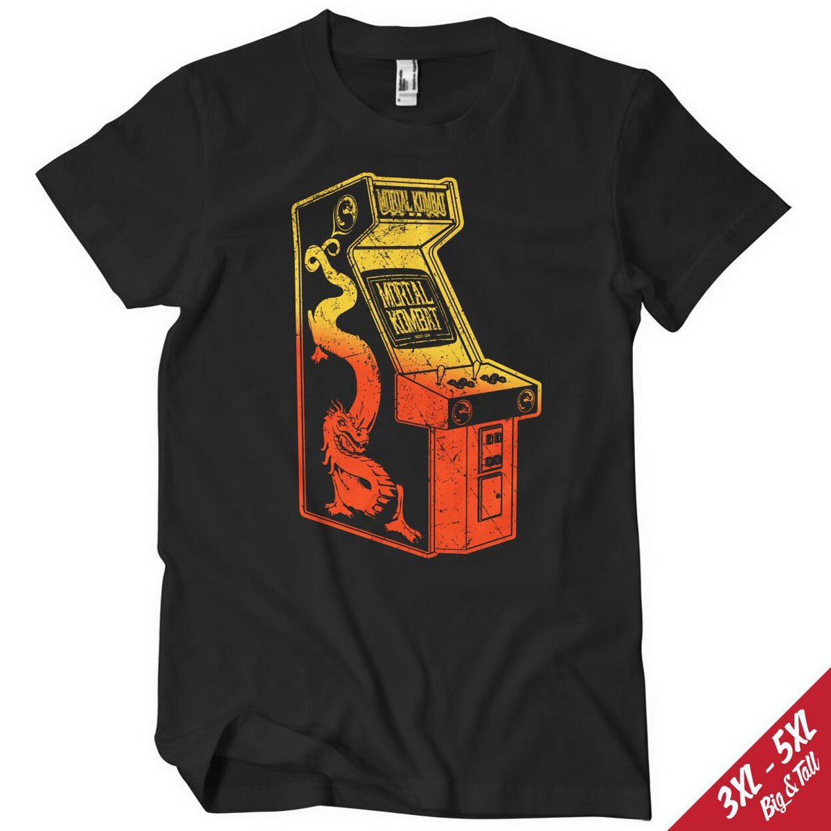 Mortal Kombat Arcade Big & Tall T-Shirt – T-shirt grande taille