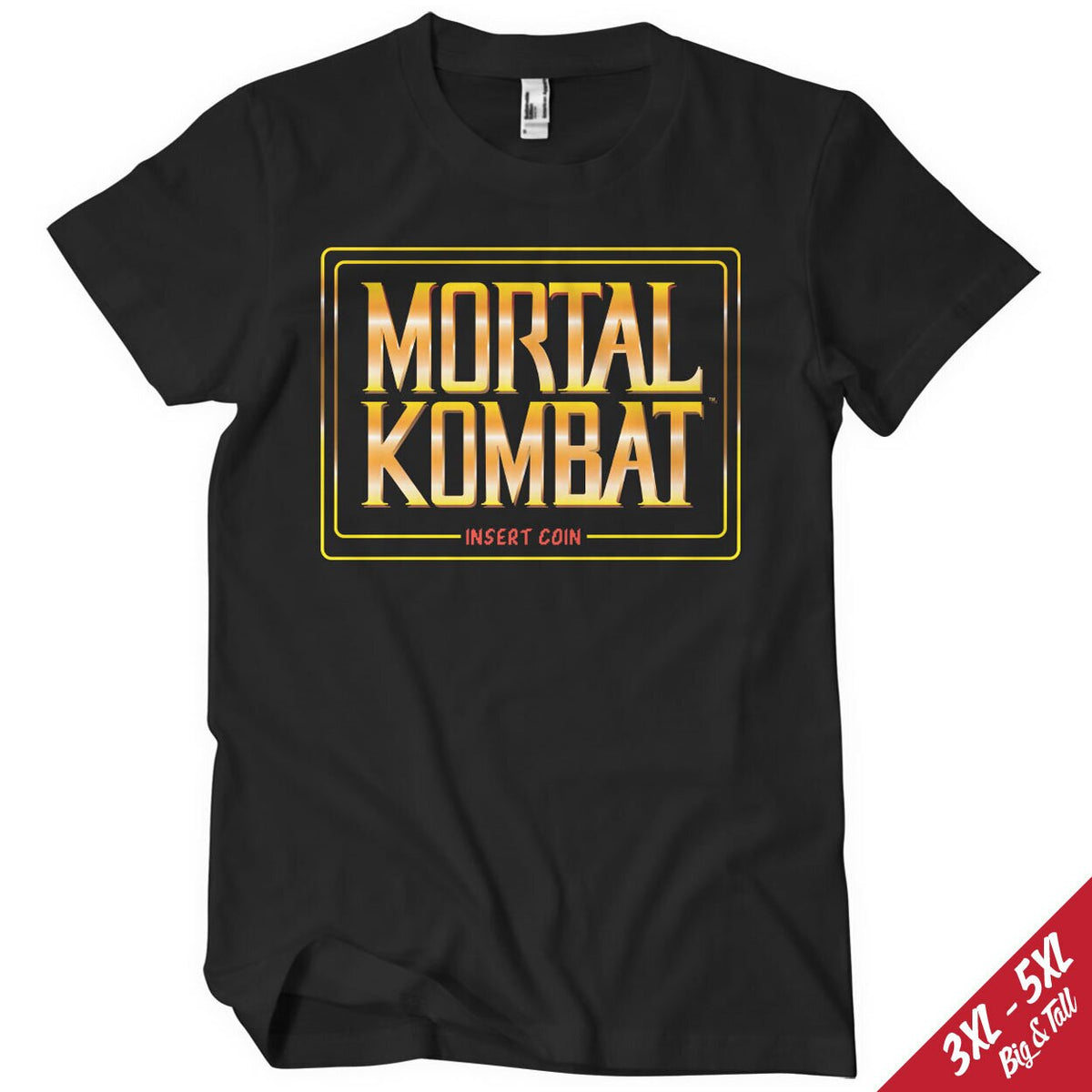 Mortal Kombat - Insert Coins Big & Tall T-Shirt – T-shirt grande taille