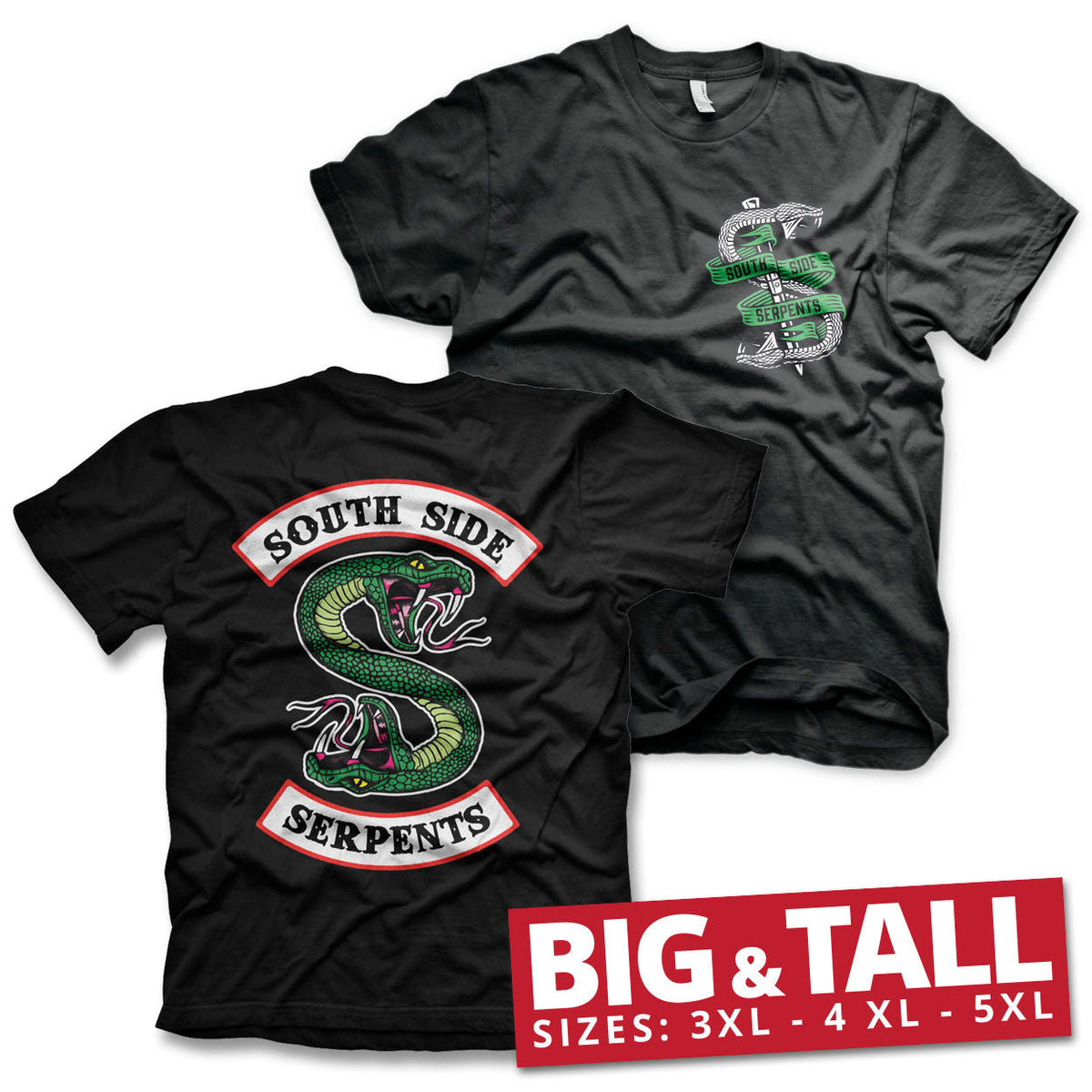 Riverdale - South Side Serpents Big & Tall T-Shirt – T-shirt grande taille
