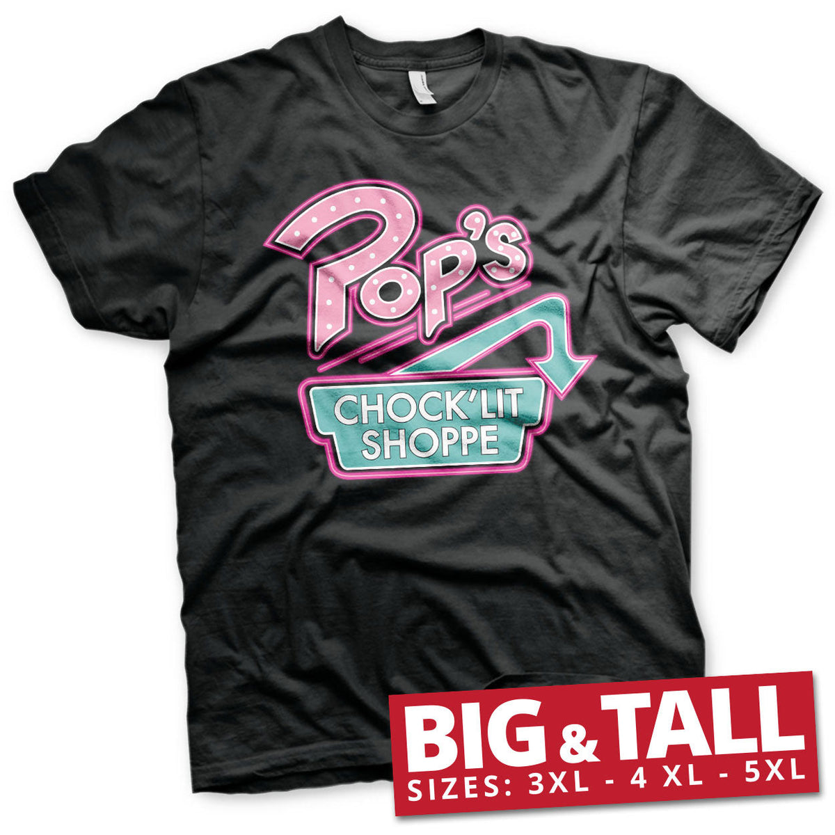Pop's Chock'Lit Shoppe Big & Tall T-Shirt – T-shirt grande taille