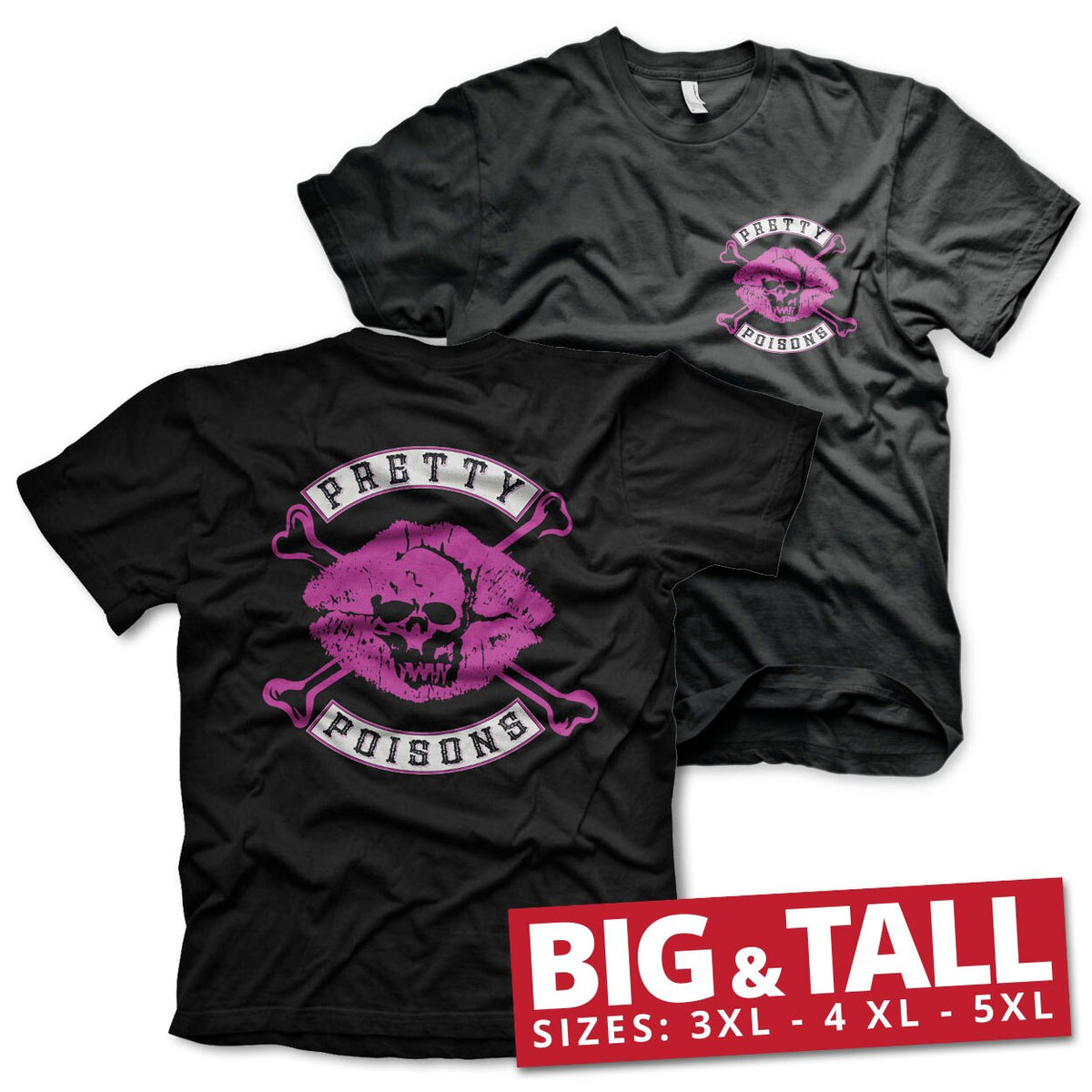 Pretty Poisons Big & Tall T-Shirt – T-shirt grande taille