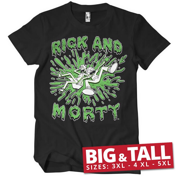 Rick And Morty Splash Big & Tall T-Shirt – T-shirt grande taille