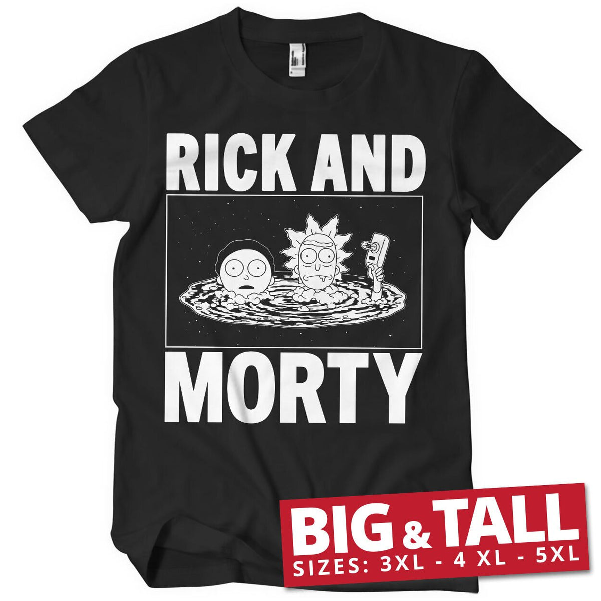 Rick And Morty Big & Tall T-Shirt – T-shirt grande taille