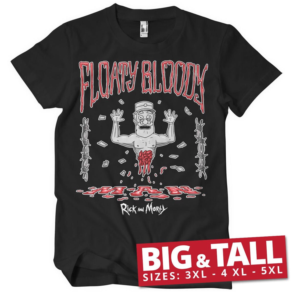 Floaty Bloody Man Big & Tall T-Shirt – T-shirt grande taille