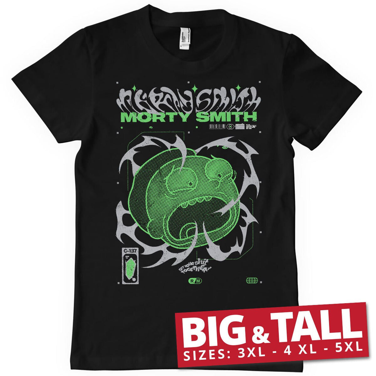 Morty Smith LAB Big & Tall T-Shirt – T-shirt grande taille