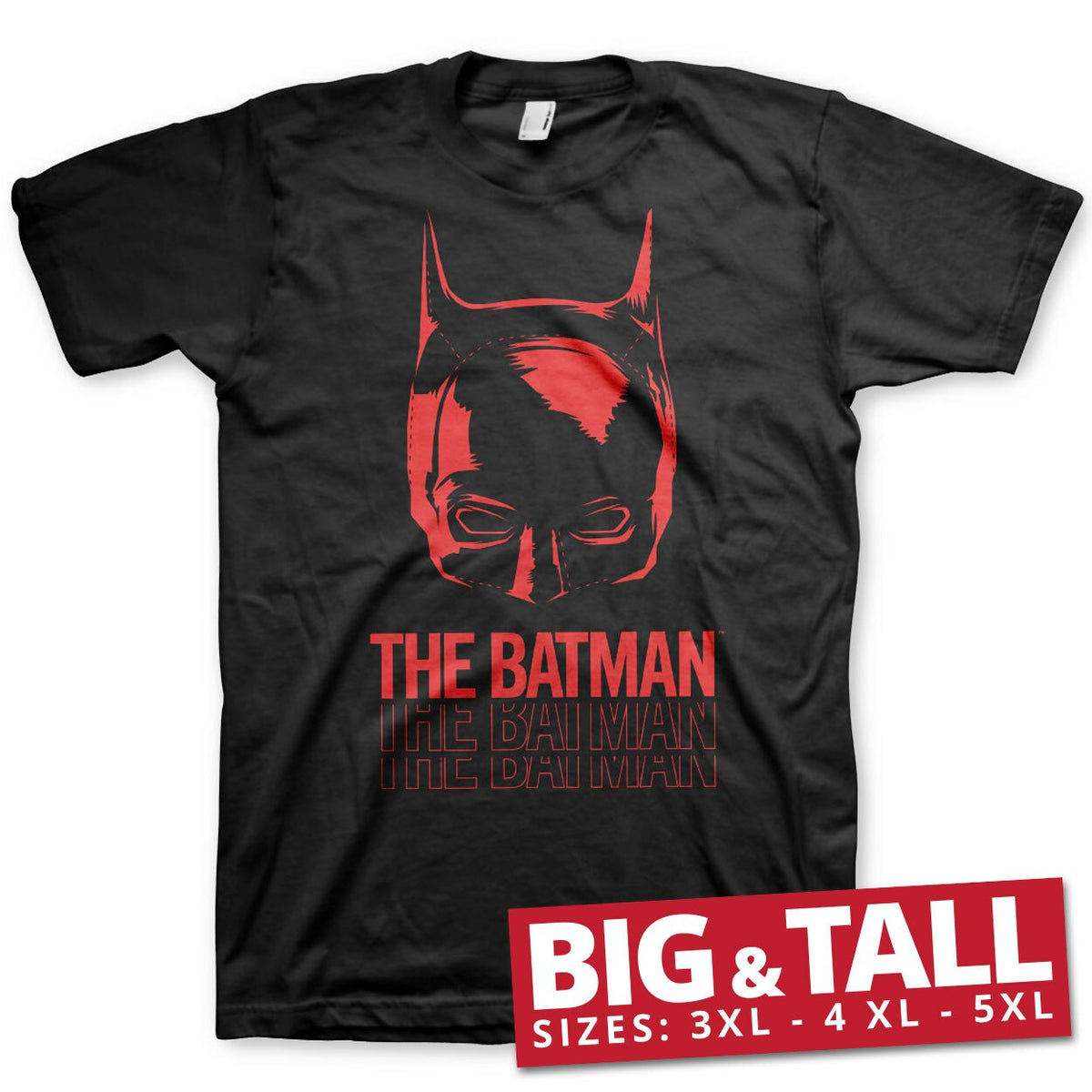 The Batman Layered Logo Big & Tall T-Shirt – T-shirt grande taille