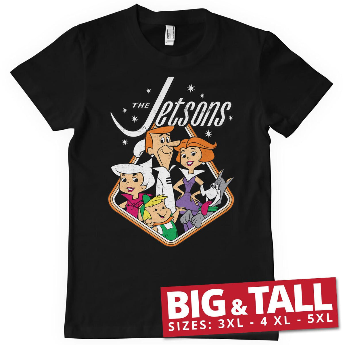 The Jetsons (Les Jetson) Family Big & Tall T-Shirt – T-shirt grande taille