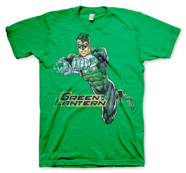 Green Lantern Distressed T-Shirt – T-shirt
