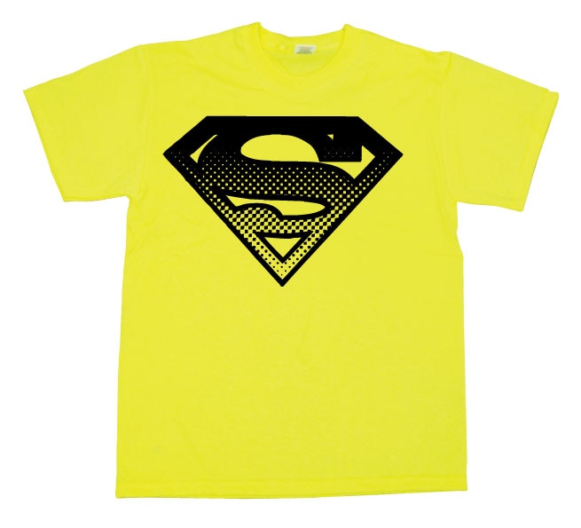Superman Halftone Shield T-Shirt – T-shirt