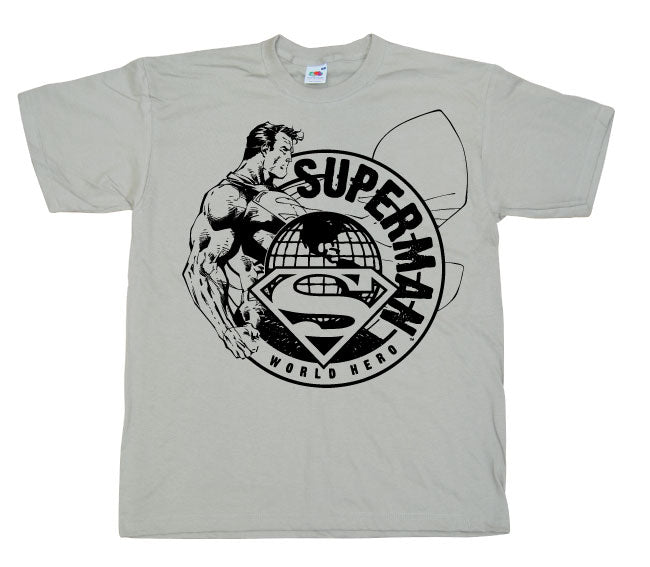 Superman World Hero Sketch T-Shirt – T-shirt