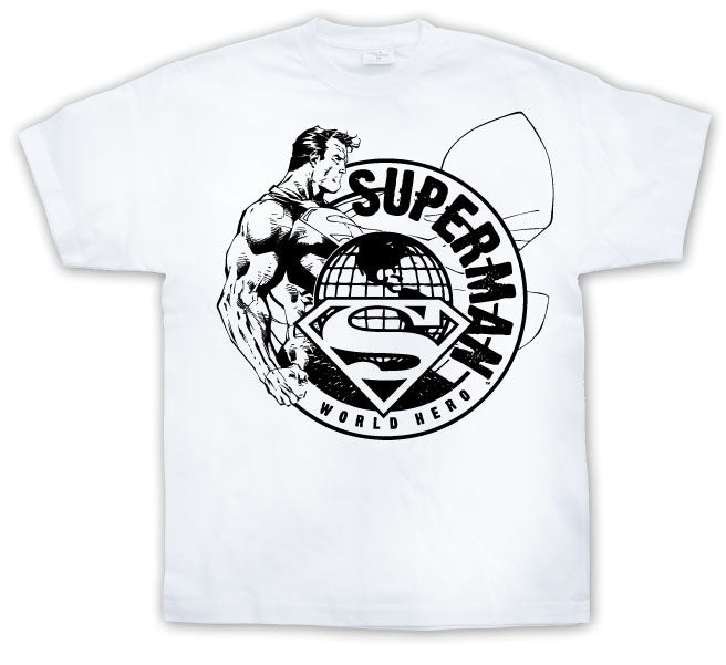 Superman World Hero Sketch T-Shirt – T-shirt