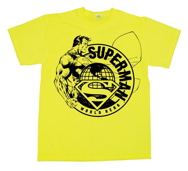Superman World Hero Sketch T-Shirt – T-shirt