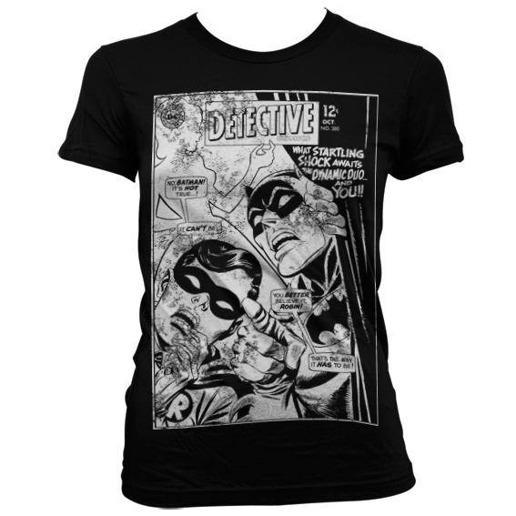 Batman - Dynamic Duo Distressed Girly T-Shirt – T-shirt femme
