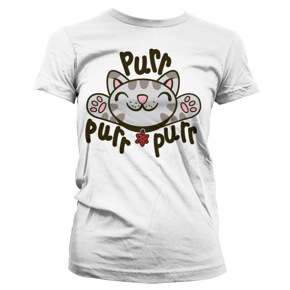 Soft Kitty - Purr-Purr-Purr Girly T-Shirt – T-shirt femme