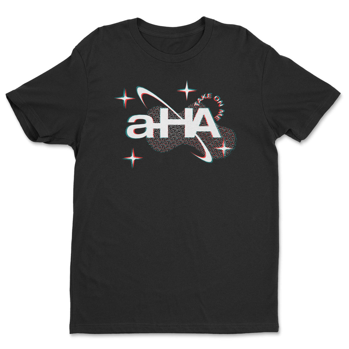 A-Ha Glitch Logo T-Shirt – T-shirt