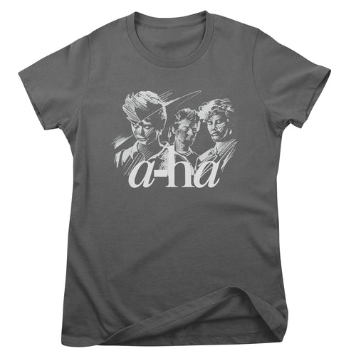 A-ha Band Sketch Girly Tee – T-shirt femme