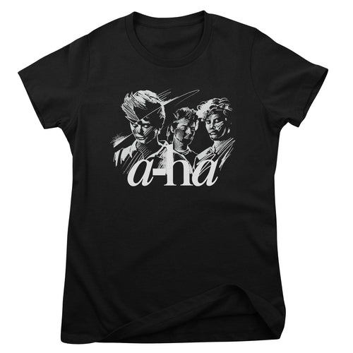 A-ha Band Sketch Girly Tee – T-shirt femme