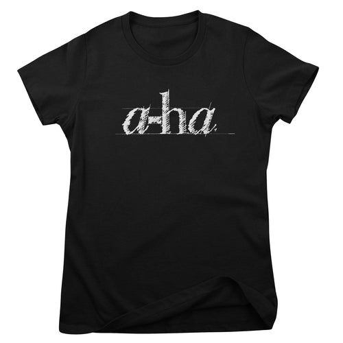 A-Ha Sketch Logo Girly Tee – T-shirt femme