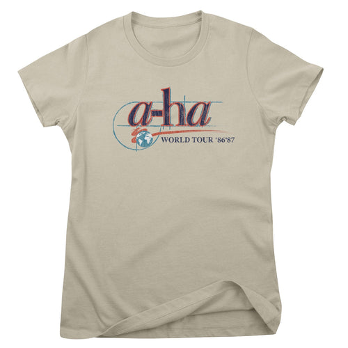 A-Ha World Tour '86-'87 Girly Tee – T-shirt femme