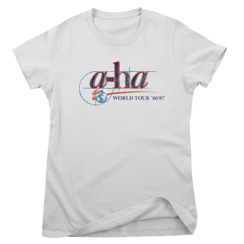 A-Ha World Tour '86-'87 Girly Tee – T-shirt femme