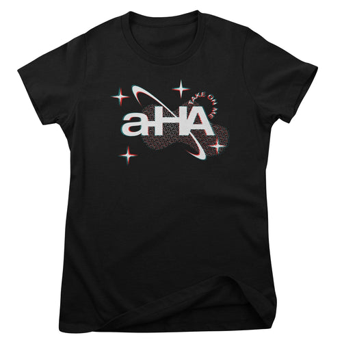 A-Ha Glitch Logo Girly Tee – T-shirt femme