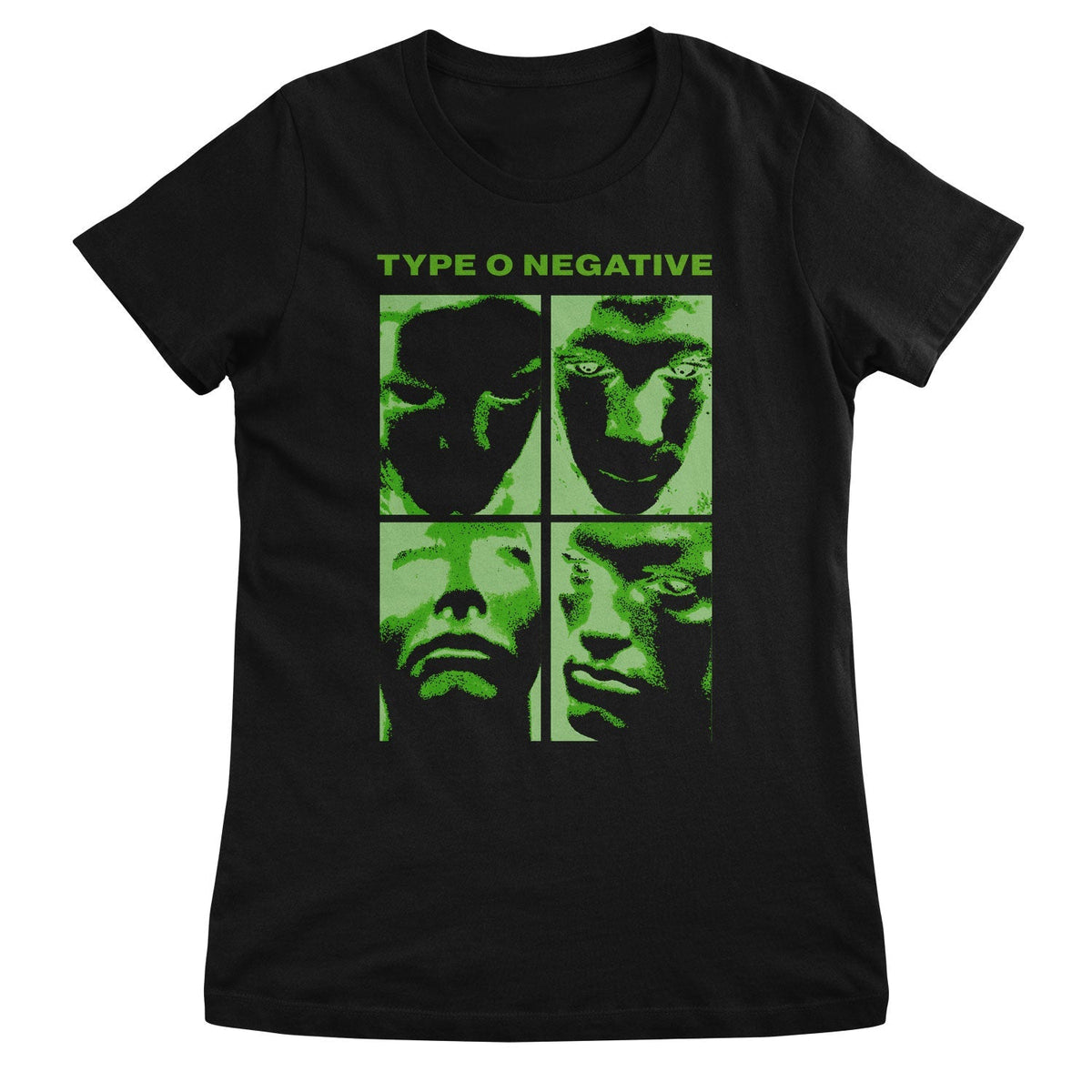 Type O Negative Faces Girly Tee – T-shirt femme