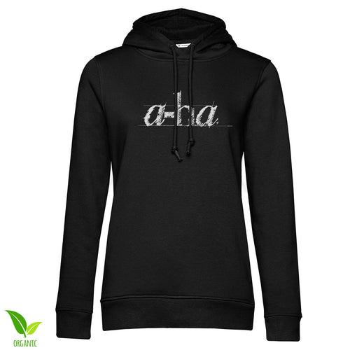 A-Ha Sketch Logo Girly Hoodie – Sweat à capuche femme