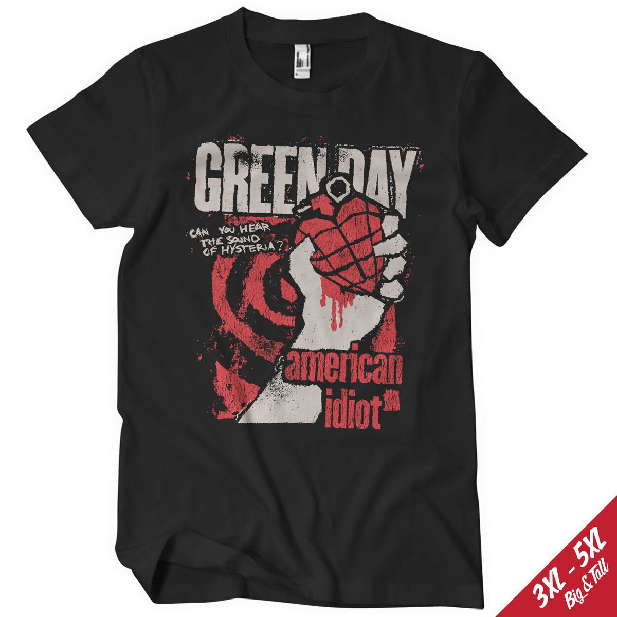 American Idiot Spiral Arm Big & Tall T-Shirt – T-shirt grande taille