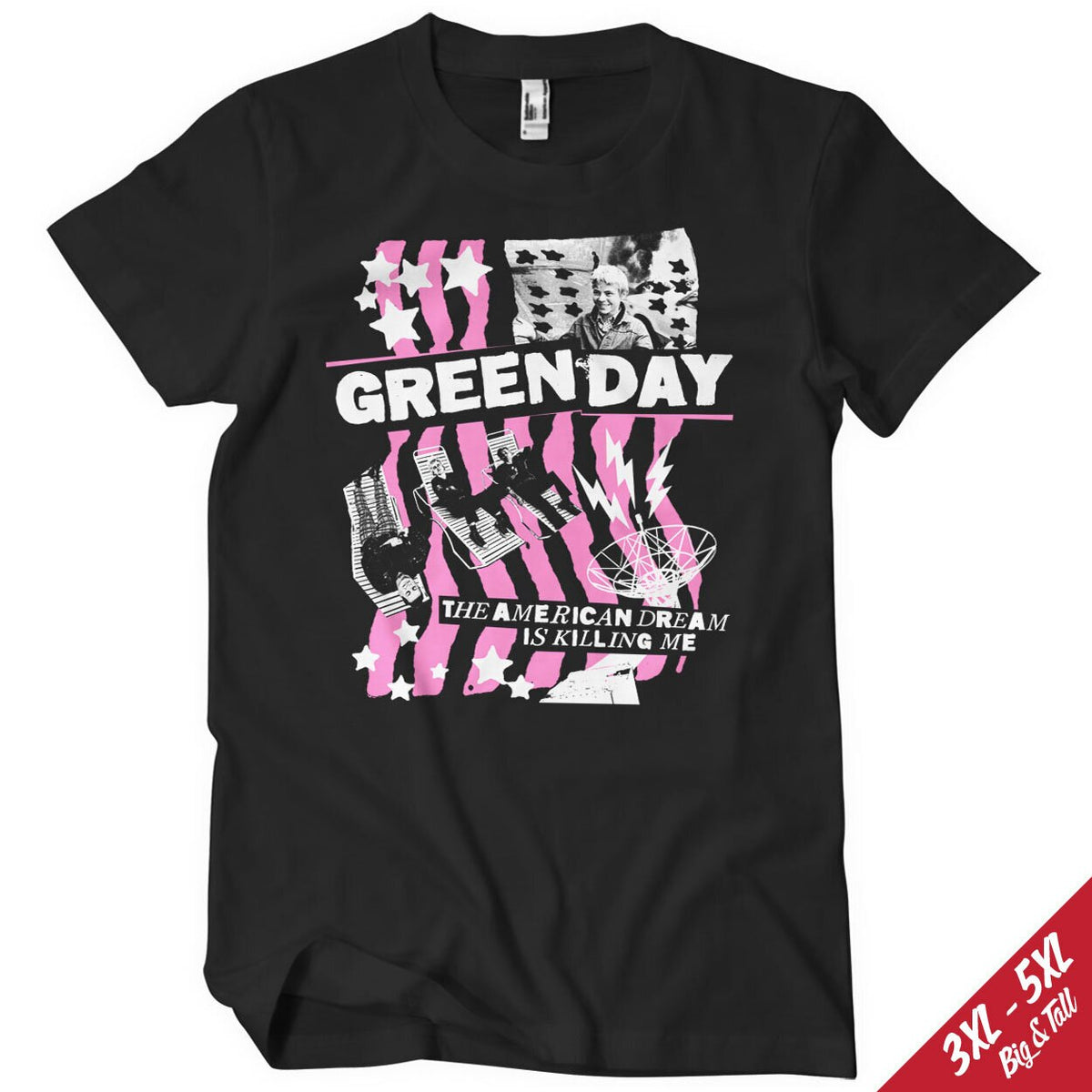 Green Day - American Dream Big & Tall T-Shirt – T-shirt grande taille