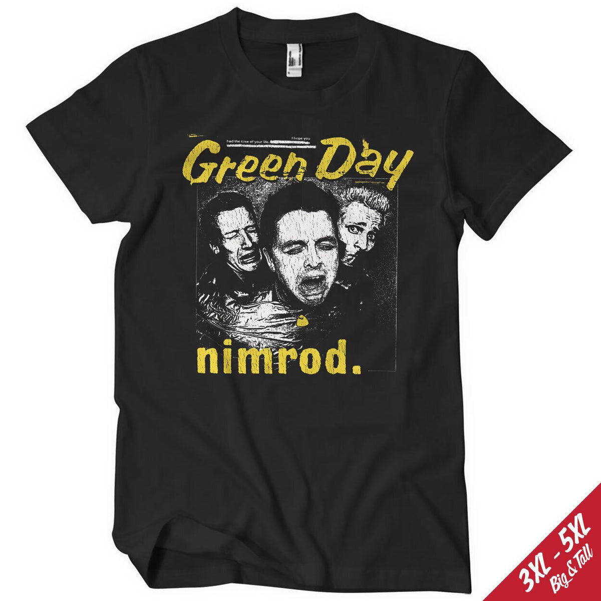 Green Day - Nimrod Big & Tall T-Shirt – T-shirt grande taille