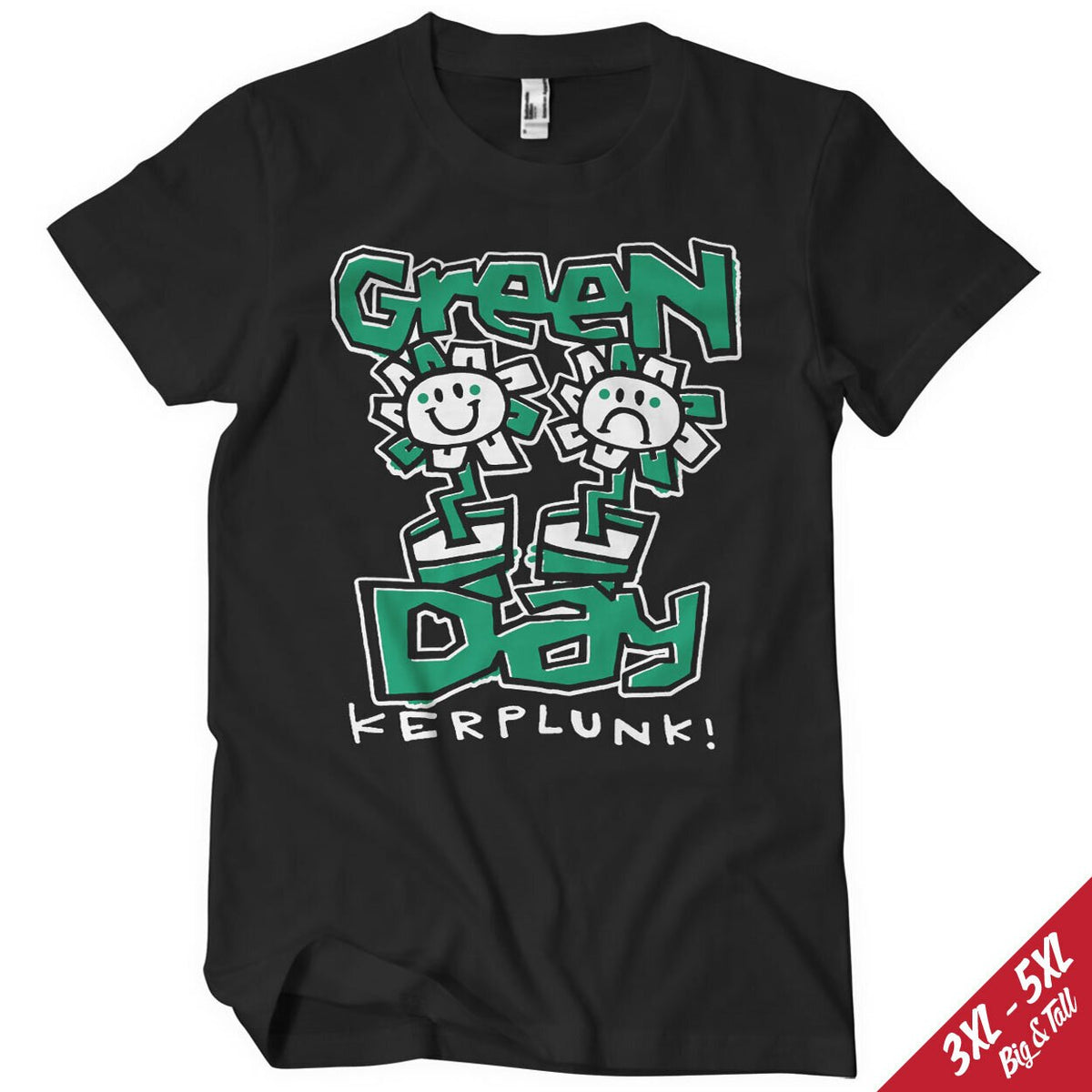Green Day - Kerplunk Big & Tall T-Shirt – T-shirt grande taille