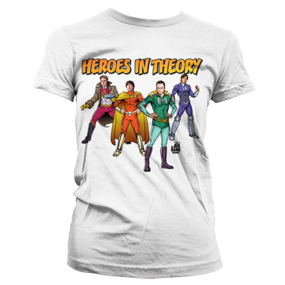 TBBT - Heroes In Theory Girly T-Shirt – T-shirt femme