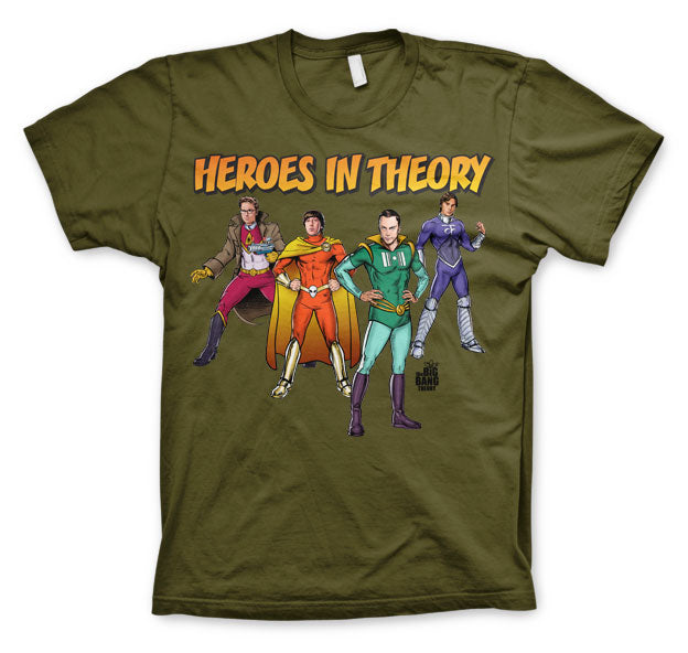 TBBT - Heroes In Theory T-Shirt – T-shirt