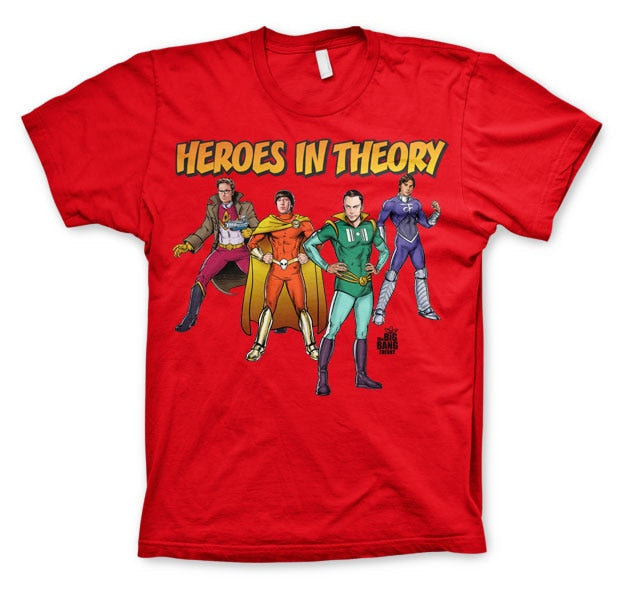 TBBT - Heroes In Theory T-Shirt – T-shirt